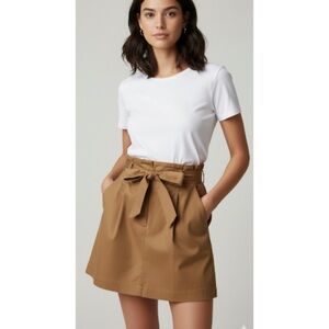 Jones New York Signature Brown Tie Waist Skirt Size 8